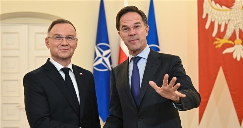 Spotkanie Marka Rutte z Prezydentem Andrzejem Dudą: "Ogromna satysfakcja"