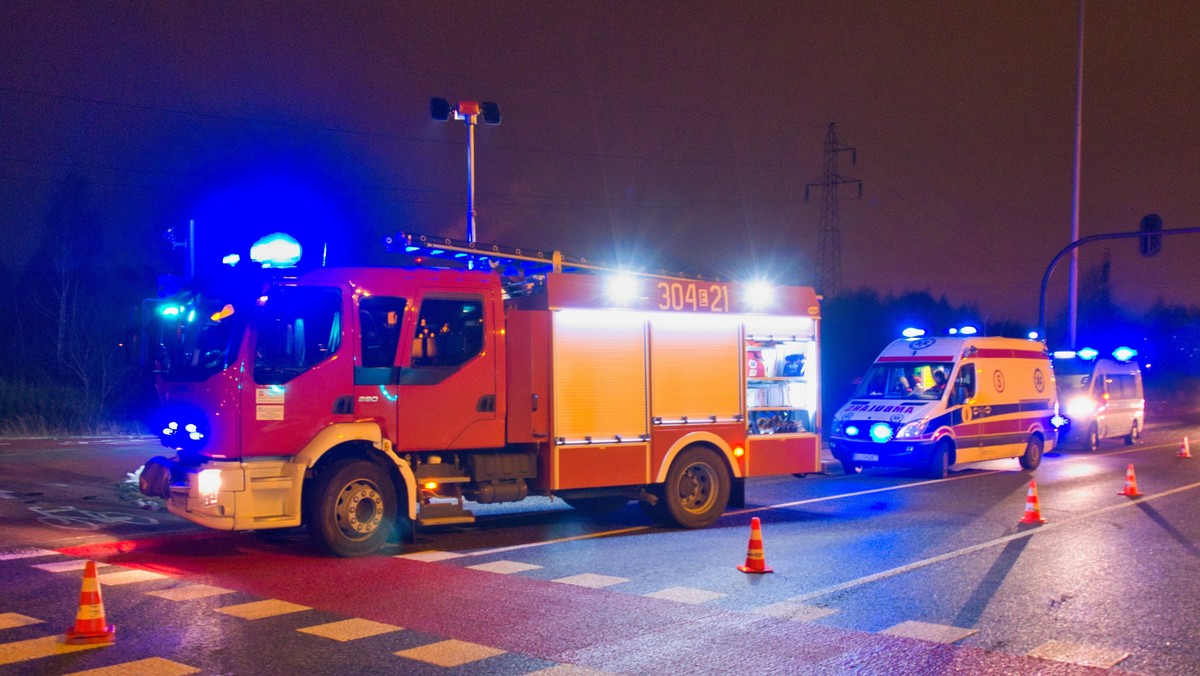 Katastrofa w dzielnicy Wola w Warszawie. Jedna osoba straciła życie w pożarze.