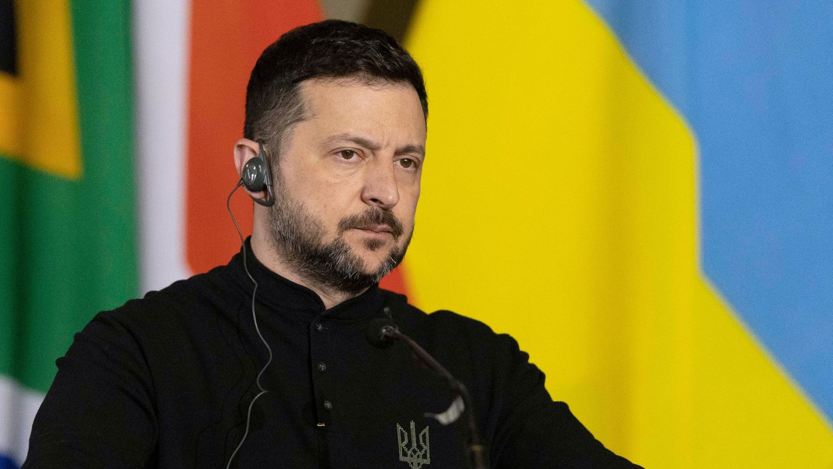 Wołodymyr Zełenski komentuje rosyjskie ataki z powietrza: służyły jako osłona